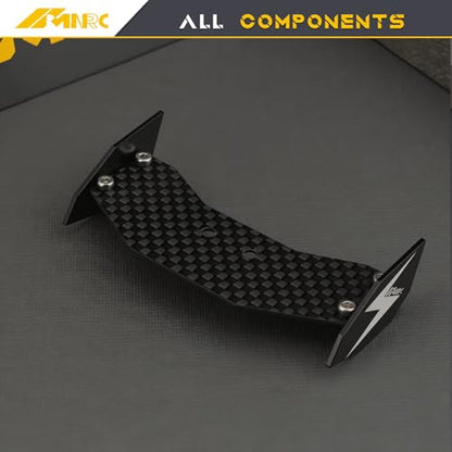 Alum Carbon Fiber Rear Wing Compatible with Losi 1/24 Micro-B Buggy Series Upgrades Part 1PC