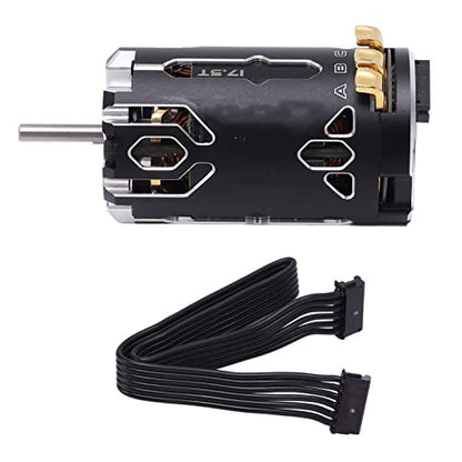 WW 2500KV Sensored Brushless Motor, 380 Size RC Brushless Motor, 17.5T High - Efficiency Motor with 3.175mm Shaft for 1/12 and 1/14 Scale RC Cars, Aluminum Alloy Shell,