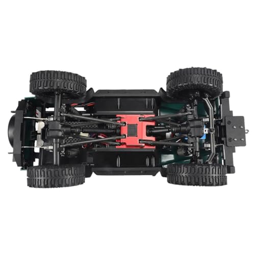 RC Skid Plate CNC Aliuminum Transmission Mount for TRX4M 1/18 RC Crawler Car Upgrade Parts,18g (Red) - color: Red