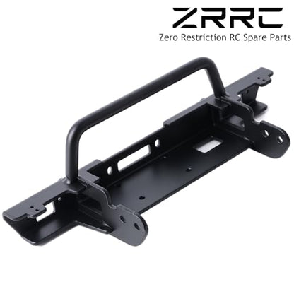 Steel Front Flat Bumper Kit Compatible with Vanquish VP VS4-10 Phoenix 1/10 RC Crawler, Heavy 45# Steel Front Bumper Upgrade for 1/10 RC Rock Crawler - style: Front