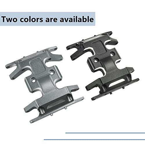 MORLORDY Aluminum RC Skid Plate Chassis Protector for Axial SCX24, Black | 1/24 RC Crawler Car Bronco Gladiator Deadbolt JLU C10 Upgrades Parts