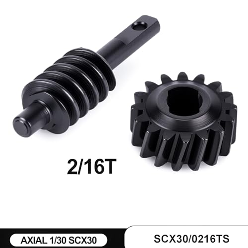 1/30 Axle Set Upgrade for SCX30 RC Cars | Fits SCX30 - Steel Upgrade - Replacement Parts - size: 16T