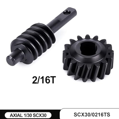 1/30 Axle Set Upgrade for SCX30 RC Cars | Fits SCX30 - Steel Upgrade - Replacement Parts - size: 16T