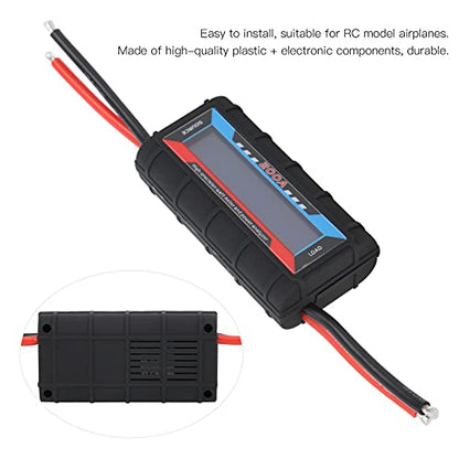 200a Rc Watt Meter, Power Analyzer Digital Battery Analyser Power Meter Monitor with Digital Lcd Screen for Rc, Battery, Solar, Wind Power - High Precision Voltage(V) Current(A) Power(W) Measurement