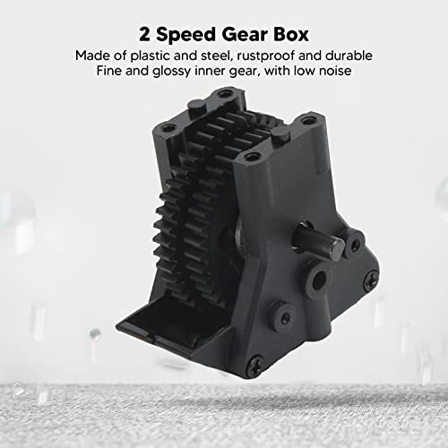 2 Speed Gear Box,RC Car Speed Transmission Case,2 Speed Gear Box Replacement for HSP 94122 94102 1/10, 94102 RC Transmission 1/10 RC Car Gears 1/10 RC Gearbox 2 Speed Gear Box
