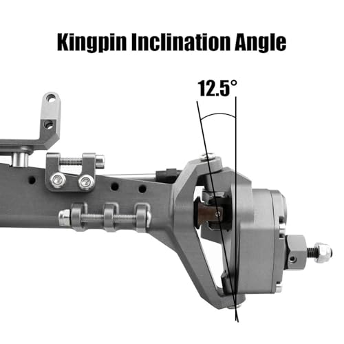 Rc Components for Axial for Capra 1.9 for UTB AXI03004 for Buggy F9 for Wraith 90018 RR10 1/10 All Metal Front Rear Portal Axle Upgrade RC Crawler Car Part - size: Set 10