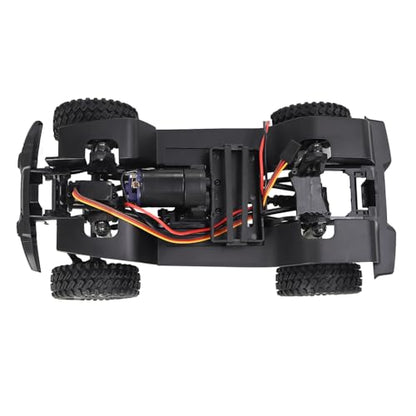 for TRX4M 155mm 6.10in Wheelbase Assembled Frame Chassis Front Rear Axles Gearbox for 1/18 AX-8560 Rc Crawler TRX4-M Bronco Defender