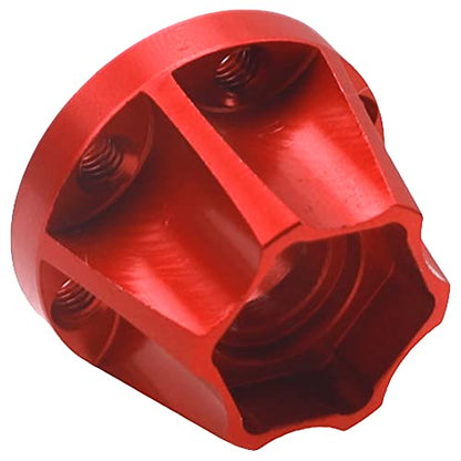 ShareGoo Aluminum 12mm Wheel Hex Hub Extension Adapter Compatible with 1.9 2.2inch Beadlock Wheel Rim Axial SCX10 TRX-4 Gen7 D90 1/10 RC Crawler Car (15mm) - size: 15mm