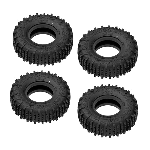 MEUS RACING 1.3 Tires - MS6 MPRO Pin Tires for TRX4M SCX24 FCX24 AX24 1/24 1/18 RC Crawler, 0.87/2.76/R1.3, #1302