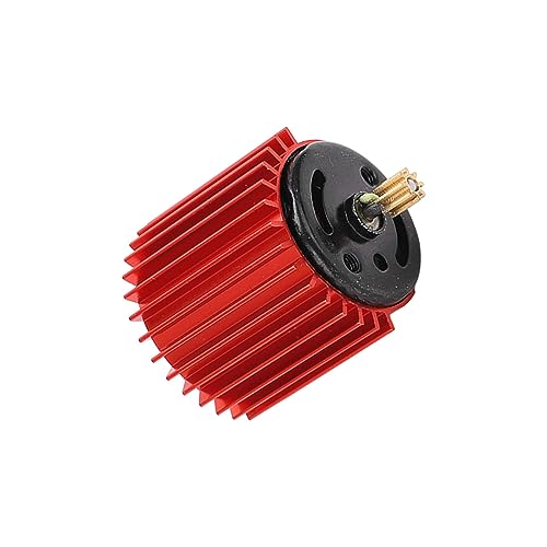 370 Metal Gear Brushed Motor High Speed for WPL RC Car Upgrade Parts (Red) - color: Red