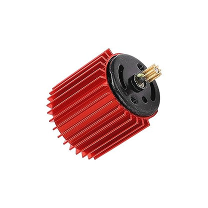 370 Metal Gear Brushed Motor High Speed for WPL RC Car Upgrade Parts (Red) - color: Red