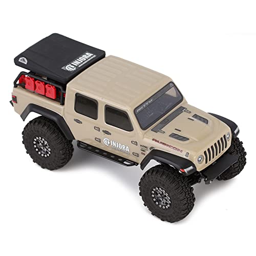 INJORA Metal Side Pedal Rock Sliders 1/24 RC Crawler Car Accessories for Axial SCX24 Gladiator Dodge Power Wagon Upgrade Parts