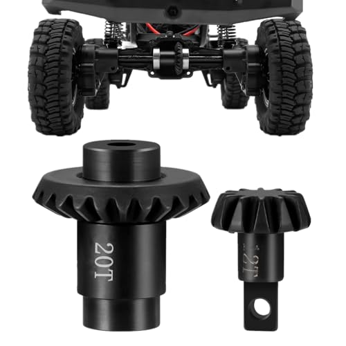 12/20T Overdrive Steel Axle Gear Set for 1/24 FMS FCX24 FCX18 | RC Crawler Upgrade Parts - size: 12/20T