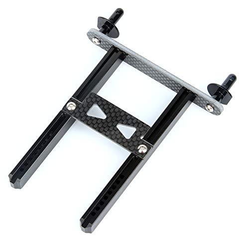 LCX 1/10th RC Crawler Car Aluminum & Carbon Fiber Rear Body Post Mount for TRX4 TRX6, Upgrades Parts Accessories