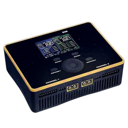 Dual Channel 1600W 30A ICharger DX8 RC Charger Discharger Compatible With LiPo LiFe LiHV Packs For Airplane Drone And Other Models