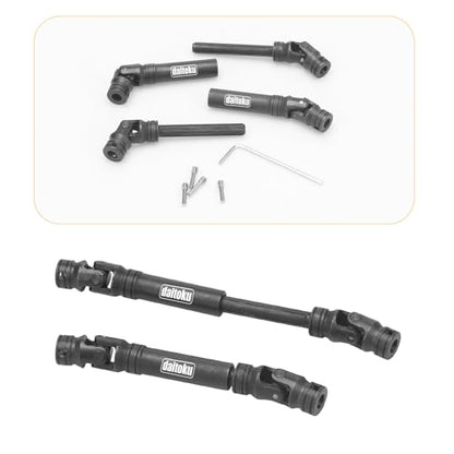 daitoku Steel Centre Drive Shaft CVD Driveshaft Upgrade Parts 90-125mm for 1/10 Traxxas TRX-4 Axial SCX10 RC Crawler Car (2PCS)
