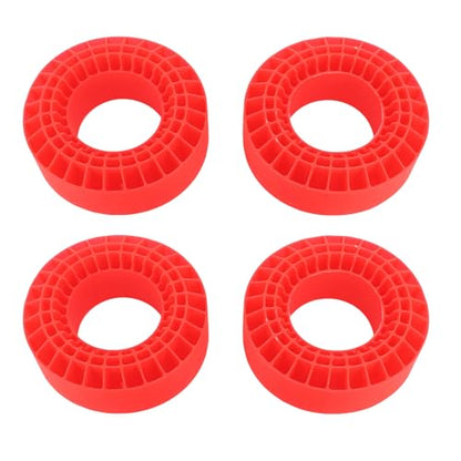 1.7 Tire Inserts Silicone Rubber Insert Foam, Silicone Insert Foam Fit 1.7 Wheel Tires, Silicone Tire Inserts Fit Wheel Tires 1/10 Crawler Accessories Red (Red) - color: Red
