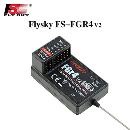 GoolRC Flysky FS-FGr4 V2 Receiver 2.4Ghz 4CH AFHDS3 Receiver for Flysky Noble FS-NB4 Transmitter