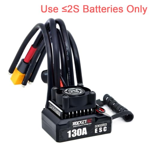 Surpass Supersonic Sensored 540 8.5T Motor 130A Brushless ESC Combo | for 1/10 RC Car