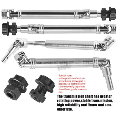 Suspension Arms Set&Steering Block Knuckles&Drive Shaft Axles Upgrades Part for 1/10 Kraton 4S V2 BLX,Outcast 4S V2 BLX,CVD Driveshafts Suspension Arms Hubs Caster Blocks.Black(Only Fit V2) - color: Black(2pcs)