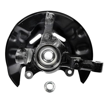 Detroit Axle - Front 4pc Steering Knuckles Kit for 03-08 Toyota Corolla, 2 | Steering Knuckles & Wheel Bearing Hubs 2 Outer Tie Rods 2003 2004 2005 2006 2007 2008 Replacement - size: 4SU47746/Kit