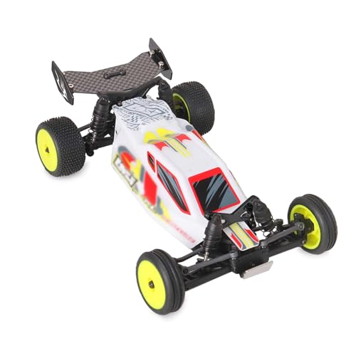 RC Rear Wing Carbon Fiber RC Tail Wing for Losi 1/24 Micro-B 2WD Buggy RC Car Upgrade Parts (Black) - color: Black