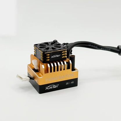 Furitek Dominator 150A Sensored Brushless ESC 2S to 4S LiPo Used for 1/16 & 1/10 RC Bashers - Remote Control Car, RC Car 1/10 & 1/16 Scale Upgrade Electronics - style: ESC