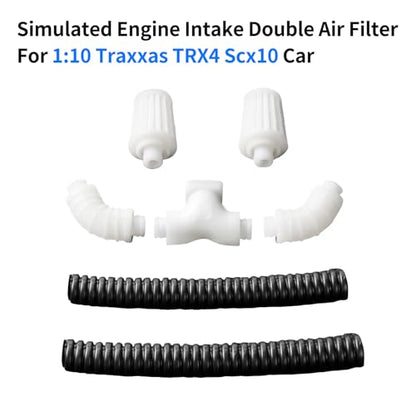 Simulated Engine Intake Double Air Filter For 1:10 Traxxas TRX4 Scx10 Car