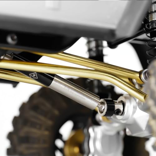Brass Steering Links High Clearance Chassis Trx4m Links Set CNC for TRX4M Upgrades 1/18 RC Crawler