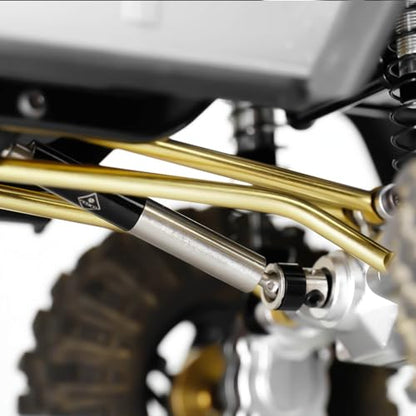 Brass Steering Links High Clearance Chassis Trx4m Links Set CNC for TRX4M Upgrades 1/18 RC Crawler