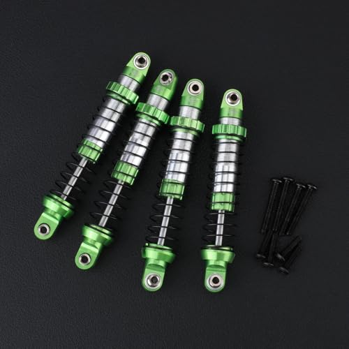 UTB18 Shocks 92MM Long Travel Shocks Absorber for Axial Capra UTB18 Upgrades Trail 4WD 1/18 RC Crawler - color: Green