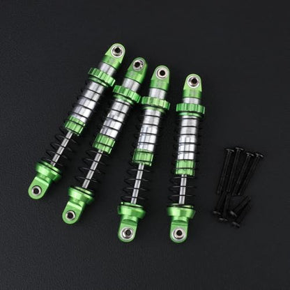 UTB18 Shocks 92MM Long Travel Shocks Absorber for Axial Capra UTB18 Upgrades Trail 4WD 1/18 RC Crawler - color: Green