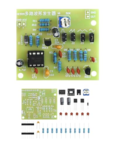 Soldering Practice Kit DIY Multiplex Waveform Generator Plug-in Circuit Kit Learn Soldering Kit for Beginners - style: DJJ002