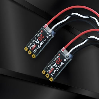 4Pcs 20A ESC Brushless Electronic Speed Controller DSHOT BLHeli_S 2-4S Lipo for FPV QAV Drone Multirotor Quadcopter