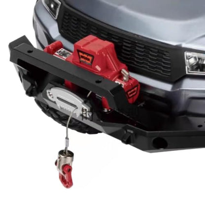 1 Set Full Metal RC Winch Compatible with 1/10 TRX4 SCX10 D90 90046, Red | Remote recovery and towing for trail driving, rock crawling and scale off-road truck builds - color: Red