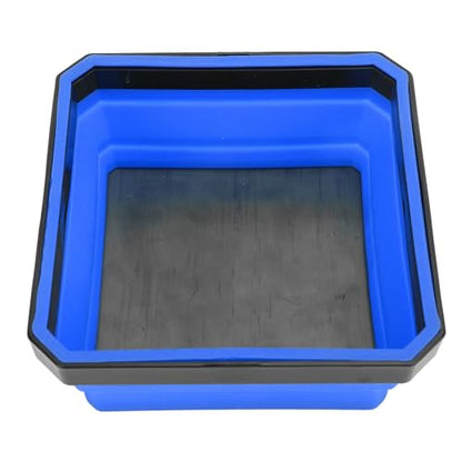 Magnetic Screw Tray, Magnetic Parts Tool Tray Silicone Portable Widely Used Magnetic Tool Tray Organizer for Screws Bolts Nuts Washers (Blue) - color: Blue