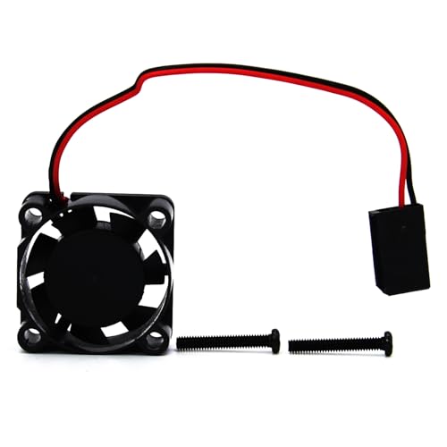 Blomiky 16397B 26 * 26 * 10mm ESC Motor Cooling Fan System Suitable for Hyper Go MJX 1/14 1/16 RC Brushless Trucks / 14210 Fan