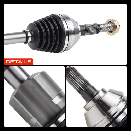A-Premium Pair (2) Front CV Axle Shaft Assembly Compatible with Chevrolet Trailblazer 02-09, Trailblazer EXT & GMC Envoy XL XUV & Buick Rainier & Isuzu Ascender & Saab, Driver and Passenger Side - style: Front Driver and Passenger Side