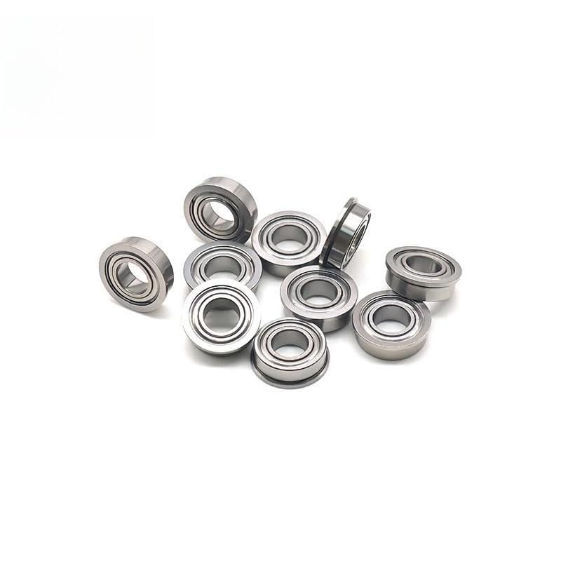 10PCS MF126ZZ 6x12x4 mm Bearing ABEC-7 Miniature Flanged MF126Z Ball Bearings MF126 ZZ - size: MF126ZZ 6x12x4
