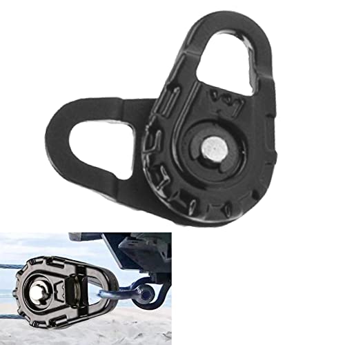 1/10 Scale Simulation Metal Pulley Winch Snatch Block Decoration Accessory Compatible with Traxxas TRX4 Axial SCX10 RC4WD Tamiya CC01 D90 TF2 Redcat HSP 1/10 RC Crawler Car