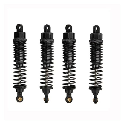 4pcs 68mm/98mm /108mm Aluminum Shocks Absorbers Damper for HSP for HPI 1/10 Scale RC Car On-Road Monster Truck Off Road Buggy(Black 98mm) - color: Black 98mm