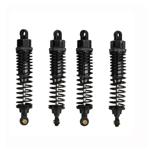 4pcs 68mm/98mm /108mm Aluminum Shocks Absorbers Damper for HSP for HPI 1/10 Scale RC Car On-Road Monster Truck Off Road Buggy(Black 98mm) - color: Black 98mm