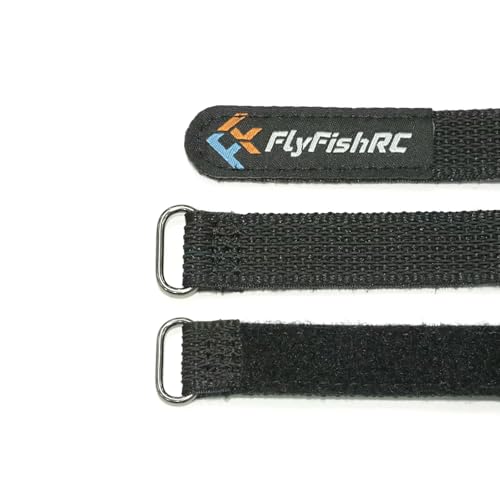 6pcs 15x250mm Fiber Rubber RC FPV Battery Strap for 4S 6S Drone Quad