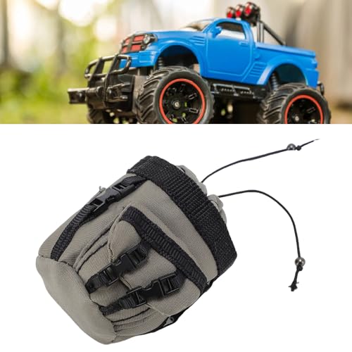 RC Car Luggage Bag 1/8 1/10 Simulation Polyester Easy Using Miniature Decoration RC Luggage Backpack (2) - color: Green