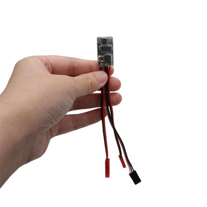 10A Brushed ESC 1-3S Two Way Motor Speed Controller with Brake/Without Brake 1A BEC for RC Vehicle Car Boat Model(Two Way no Brake 2pcs) - color: Two Way No Brake-2pcs