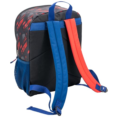 AI ACCESSORY INNOVATIONS Sonic The Hedgehog 3 Movie Backpack for Boys & Girls, Bookbag featuring Sonic & Shadow, Schoolbag with Adjustable Shoulder Straps & Padded Back,16 Inch - color: Black/Blue