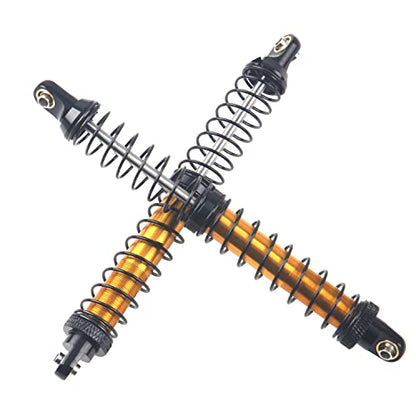 4Pcs ShareGoo Metal Shock Absorber 70/80/90/100/110/120mm Damper Compatible with Tamiya CC01 Traxxas TRX4 Axial SCX10 D90 D110 RR10 1/10 RC Crawler Car (120mm Hole Distance) - size: 120mm Hole Distance