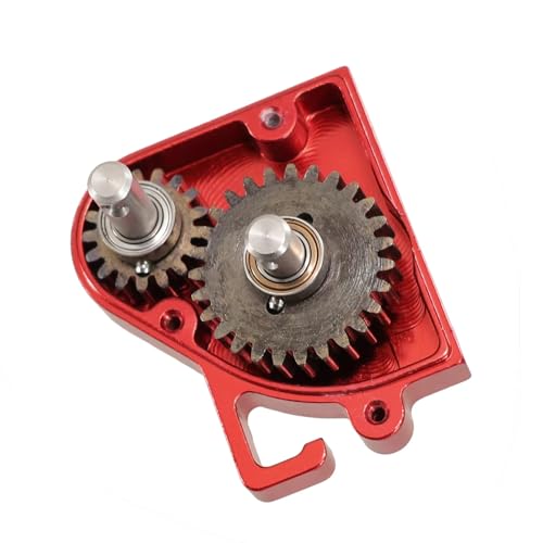 for MN for MN128 MN86 MN86S G500 1/12 Medium Wave Box Assembly Metal Upgrade Parts Remote Control Rc Crawler Car Accessories RC Car Repair Kit(Red) - color: Red