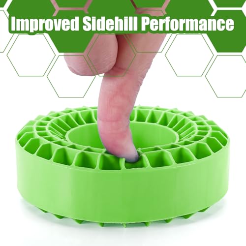 INJORA Silicone Rubber Inserts for 132-134mm (5.25" OD) 2.2" Tires, GN - color: Green