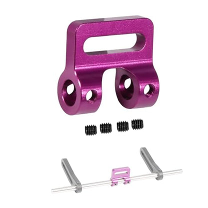 AMK Aluminum Modular Fairlead 4.5mm Tube for Tow Winch Rope 1/10 Scale Bumper Mount Accessories for RC Crawler Axial SCX10 Element Enduro Gen7 Gen8 TRX6 TRX4 Upgrades (Purple) - color: Purple